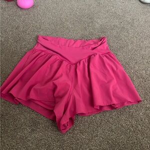 Aerie Vibrant Pink Skorts